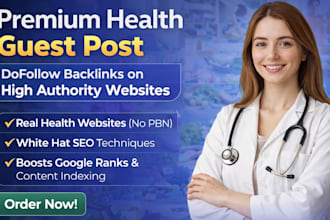 publish health guest posts on high da blogs with backlinks