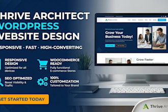 design a thrive wordpress website using thrive themes thrive architect