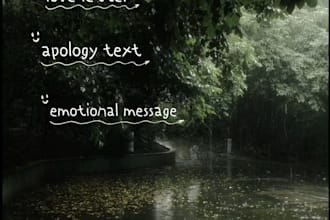write emotional letters, messages, or texts for you