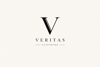 design a luxury minimalist clothing brand logo