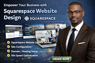 do sqaurespace website launch service, site configuration, domain, hosting setup