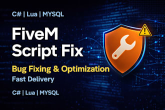 fix your fivem script bugs and optimize your server