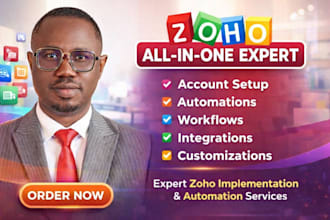 set zoho sites, zoho commerce, zoho landing page, zoho campaigns zoho creator
