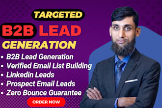 do all the research b2b scraper, zero bounce, lead generation