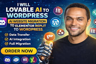 lovable ai to wordpress ai website migration to elementor replit to wordpress