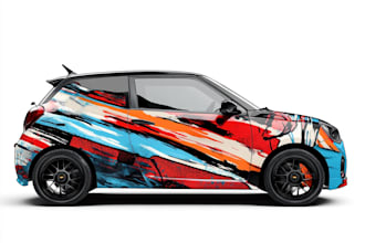 create professional car wrap , vehicle wrap