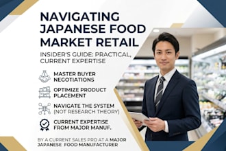 provide expert written advice on the jp food market and retail distribution
