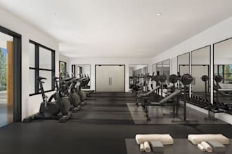 design and renovate 3d spa gym, sauna, steam room and wellness interiors