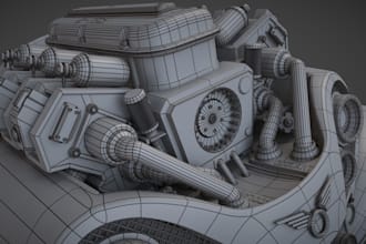 create low poly or realistic 3d car modeling, blender car, 3d printing for game