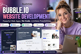 develop bubble io mvp saas web app website bubble mvp bubble developer no code
