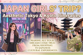 design your dream girls trip to japan