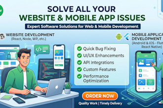 build responsive website using frontend and backend