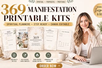 design 369 manifestation printables