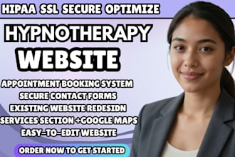 hypnotherapy website hypnosis site booking wellness coach website hypnotherapist