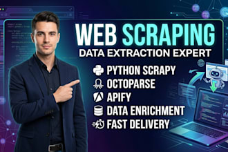 build web scraper for website scraping and data mining using python, octoparse