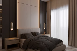 create realistic interior 3d render