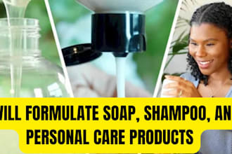 formulate soap, shampoo, and personal care products