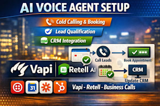 setup vapi retell ai cold calling voice agent appointment booking workflow