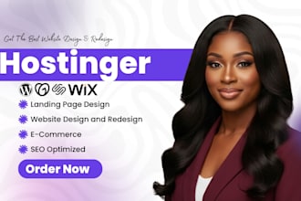 design hostinger website, hostinger landing page, hostinger website builder
