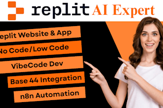 build replit website, replit website ai apps and automation
