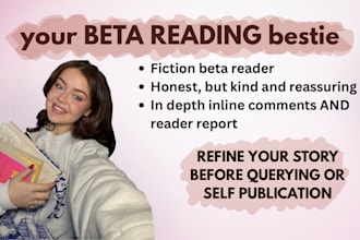 beta read your fiction manuscript, providing inline comments
