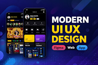 create professional website UI UX design