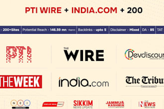 your press release on india, pti, thewire and ians