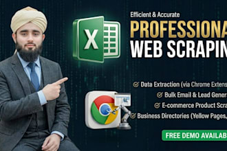 expert web scraping and data extraction