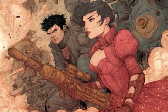 design comic book illustration with comic book illustrator