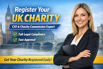 register your UK charity with the charity commission for full legal compliance