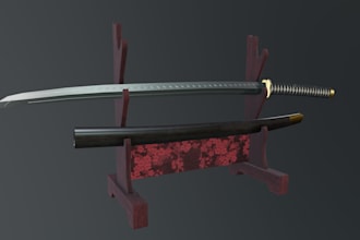 create props and weapons for games