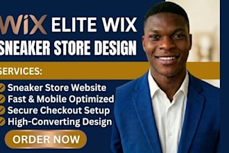 create sneaker wix website, sneaker reselling website, sneaker store redesign