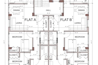 do professional 2d autocad drawings,floor plans and drafting