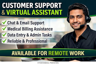 be your customer support specialist, chat and email support VA