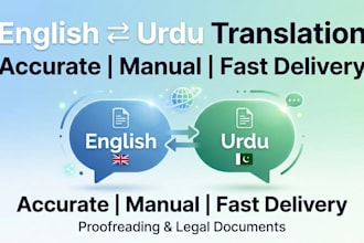 be your english to urdu translator for documents