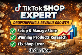 setup and manage your tiktok shop for dropshipping and revenue growth
