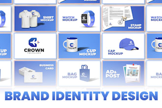 design a unique logo, brand book and brand identity guidelines