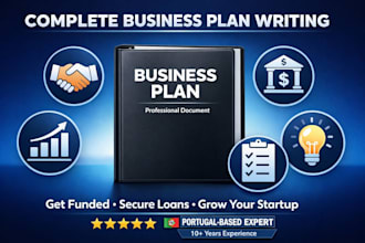write professional business plan for startups market strategy financial plan
