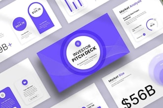 design investor pitch deck power point presentation google slide blueprint mpv