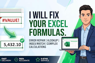fix excel formulas and vba codes