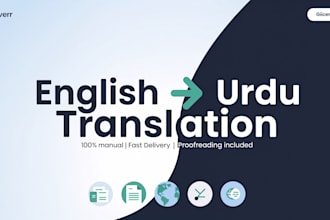 do certified english to urdu translation