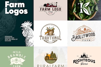 design modern and professional agriculture logo