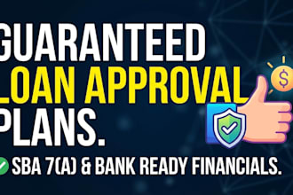 write a professional sba business plan for bank loan approval