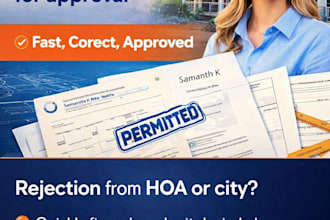 prepare response compliance letter florida hoa city permit letter for approval