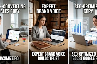write persuasive copywriting and web content designed to drive sales
