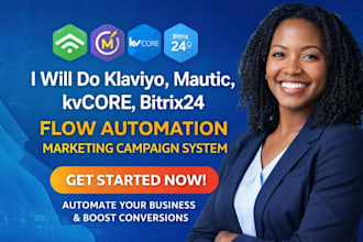 do klaviyo mautice kvcore bitrix24  flow automation marketing campaign system