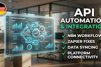 build custom n8n workflows and api automations