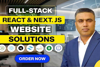 build modern full stack web solutions with react next js node js and devops