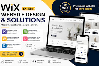 redesign wix website online store wix appointment booking website