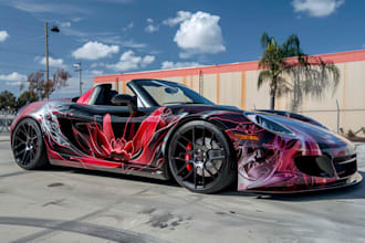 design car wrap vehicle wrap truck wrap racing car wrap